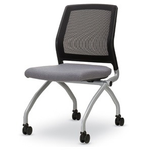 EZM-9602 철제 플라스틱 의자 팔무 회의실 상담실 의자