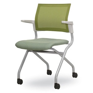 EZM-8755 플라스틱 철제의자 파유 회의실 상담실 의자