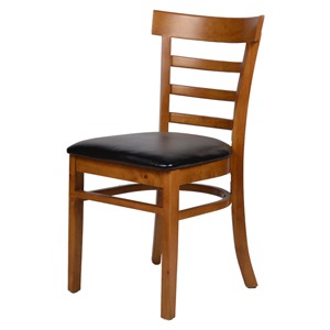 EZM-4201  목재 홈 인테리어 카페 예쁜 디자인 가구 식탁 목제 의자 우드 사이드 원목 식당 업소용