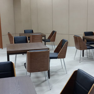 EZM-5689 휴게소 가구 구내식당 휴게실 급식실 교회 회사 함바식당 의자 테이블 제작 전문