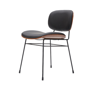 EZM-9673 철제 카페 인테리어 예쁜 디자인 가구 식탁 철재 의자 메탈 사이드 스틸 체어