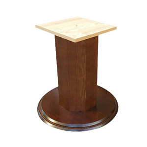 EZM-9724 목재 식탁 프레임 테이블다리 무늬목 사각 원형 대리석 목제다리 맞춤제작