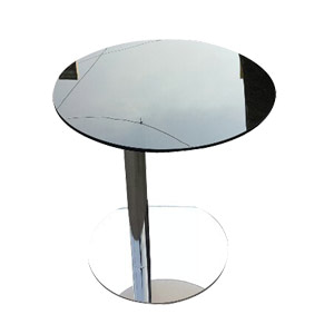 EZM-9732 철제 스텐 유리 테이블 골드 프레임 다리 디자인 식탁 사각 원형 라운드 주문제작