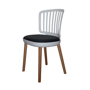 EZD-1652 플라스틱 카페 인테리어 사출 식탁 체어 예쁜 디자인 철제 의자 레스토랑 이쁜 구내식당 푸드코트의자