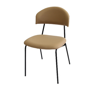 EZD-5438 철제 카페 인테리어 예쁜 디자인 가구 식탁 철재 의자 메탈 사이드 스틸 체어