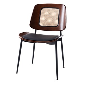 EZD-4875 철제 카페 인테리어 예쁜 디자인 가구 식탁 철재 의자 메탈 사이드 스틸 체어