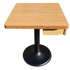EZD-5655 무늬목 테이블 카페 인테리어 업소용 프렌차이즈 사원 구내식당 커피숍 휴게소 사각 원형 원목 집성목 우드슬랩 식탁 바 상판 주문제작