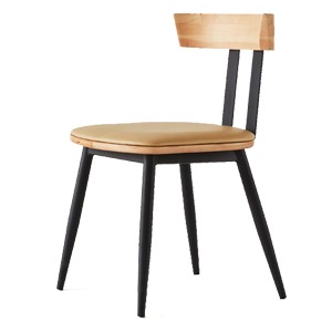 EZD-1603 카이 철제 체어/카페 인테리어 예쁜 디자인 가구 식탁 철재 의자 메탈 사이드 스틸