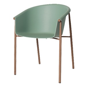 EZD-1649 플라스틱 카페 인테리어 사출 식탁 체어 예쁜 디자인 철제 의자 레스토랑 이쁜 구내식당 푸드코트의자