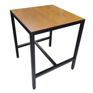 EZM-4854 무늬목 매립형 테이블/카페 인테리어 업소용 프렌차이즈 구내식당 커피숍 휴게소 식탁 제작전문