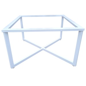 EZM-2668 철제 화이트 테이블 다리 철재 홈 카페 인테이어 식탁 사각 원탁다리