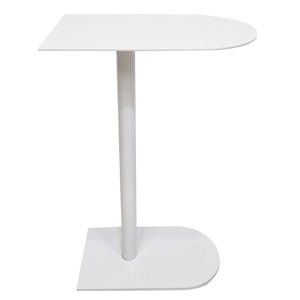 EZM-2661 철재 이지 협탁 화이트/철제 테이블다리 홈 카페 인테리어 식탁 소파 코너 철판 사이드 라운드 탁자