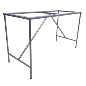 EZM-2456 철제 테이블 다리 실버/홈 카페 철재 식탁다리