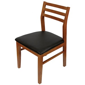 EZM-9861 목재 홈 인테리어 카페 예쁜 디자인 가구 식탁 목제 의자 우드 사이드 원목 식당 업소용 체어