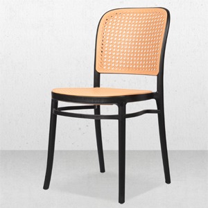 EZM-9055 플라스틱 카페 인테리어 사출 식탁 체어 예쁜 디자인 철제 의자 레스토랑 이쁜 구내식당 푸드코트의자