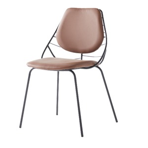 EZM-2727 철제 카페 인테리어 예쁜 디자인 가구 식탁 철재 의자 메탈 사이드 스틸 체어