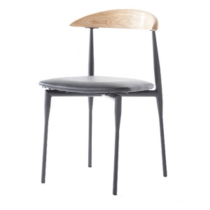 EZM-2183 철제 카페 인테리어 예쁜 디자인 가구 식탁 철재 의자 메탈 사이드 스틸 체어