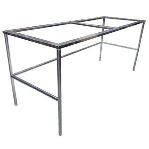 EZM-4173 철제 테이블 다리  ㄷ자형 홈 카페  책상 프레임 철재 식탁다리