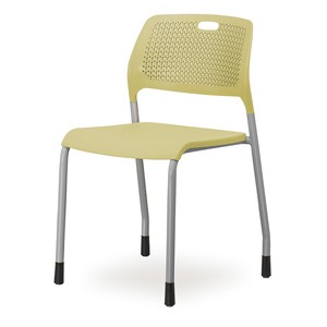 EZM-8972 플라스틱 고정형 철제 의자 구내식당