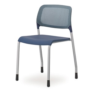 EZM-9079 플라스틱 철제 의자 매쉬 고정형
