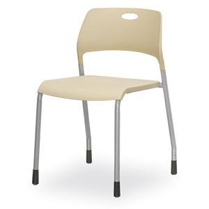 EZM-1051 플라스틱 철제 의자 고정형 교회 구내식당 휴게소의자