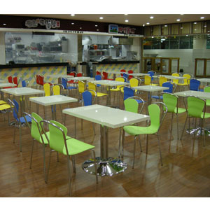 EZM-1173 휴게소 가구 구내식당 휴게실 급식실 교회 회사 함바식당 의자 테이블 제작 전문