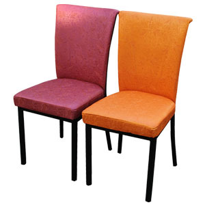EZM-2060 철제 카페 인테리어 예쁜 디자인 가구 식탁 철재 의자 메탈 사이드 스틸 체어