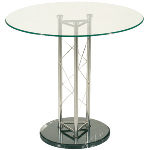 EZM-2073 철제 스텐 유리 테이블 골드 프레임 다리 디자인 식탁 사각 원형 라운드 주문제작