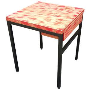 EZM-2090 무늬목 테이블 카페 인테리어 업소용 프렌차이즈 사원 구내식당 커피숍 휴게소 사각 원형 원목 집성목 우드슬랩 식탁 바 상판 주문제작