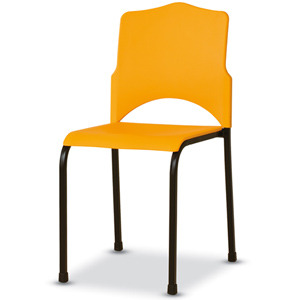 EZM-2187 플라스틱 카페 인테리어 사출 식탁 체어 예쁜 디자인 철제 의자 레스토랑 이쁜 구내식당 푸드코트의자