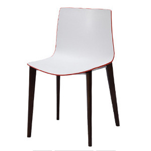 EZM-2297 플라스틱 카페 인테리어 사출 식탁 체어 예쁜 디자인 철제 의자 레스토랑 이쁜 구내식당 푸드코트의자