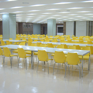 EZM-2695 휴게소 가구 구내식당 휴게실 급식실 교회 회사 함바식당 의자 테이블 제작 전문