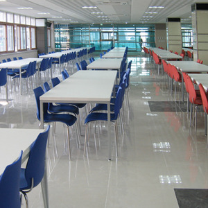 EZM-3161 휴게소 가구 구내식당 휴게실 급식실 교회 회사 함바식당 의자 테이블 제작 전문