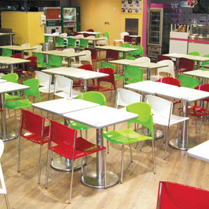 EZM-3173 휴게소 가구 구내식당 휴게실 급식실 교회 회사 함바식당 의자 테이블 제작 전문
