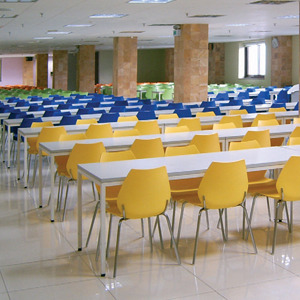 EZM-3177 휴게소 가구 구내식당 휴게실 급식실 교회 회사 함바식당 의자 테이블 제작 전문