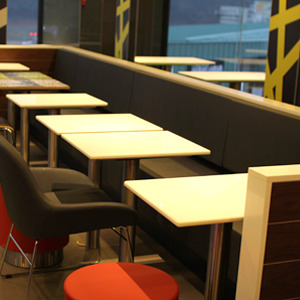 EZM-3406 휴게소 가구 구내식당 휴게실 급식실 교회 회사 함바식당 의자 테이블 제작 전문