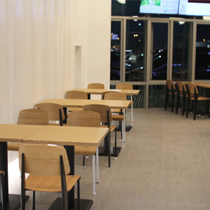 EZM-3412 휴게소 가구 구내식당 휴게실 급식실 교회 회사 함바식당 의자 테이블 제작 전문