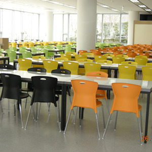 EZM-3519 휴게소 가구 구내식당 휴게실 급식실 교회 회사 함바식당 의자 테이블 제작 전문