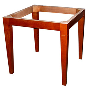 EZM-3732 목재 식탁 프레임 테이블다리 무늬목 사각 원형 대리석 목제다리 맞춤제작