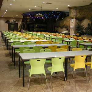 EZM-3938 휴게소 가구 구내식당 휴게실 급식실 교회 회사 함바식당 의자 테이블 제작 전문