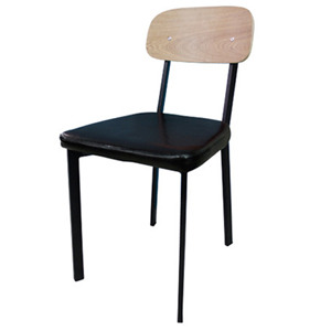 EZM-4091 철제 카페 인테리어 예쁜 디자인 가구 식탁 철재 의자 메탈 사이드 스틸 체어