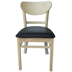 EZM-4545 목재 카페 인테리어 예쁜 디자인 가구 식탁 목제 의자 우드 사이드 원목 식당 업소용 체어