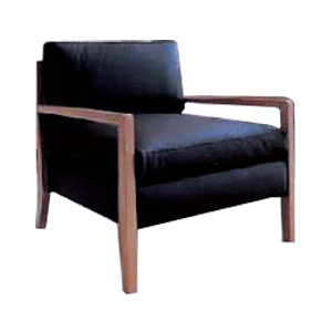 EZM-4932 목재 1인용 소파 카페 인테리어 호텔 병원 디자인 가구 목재쇼파 대기실 라운지 의자