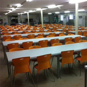 EZM-4969 휴게소 가구 구내식당 휴게실 급식실 교회 회사 함바식당 의자 테이블 제작 전문