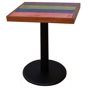 EZM-5121 무늬목 테이블 카페 인테리어 업소용 프렌차이즈 사원 구내식당 커피숍 휴게소 사각 원형 원목 집성목 우드슬랩 식탁 바 상판 주문제작