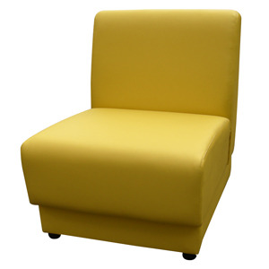 EZM-5206 목재 1인용 소파 카페 인테리어 호텔 병원 디자인 가구 목재쇼파 대기실 라운지 의자