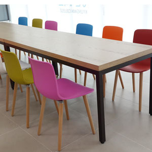 EZM-5682 휴게소 가구 구내식당 휴게실 급식실 교회 회사 함바식당 의자 테이블 제작 전문