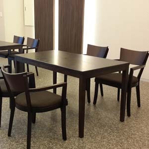 EZM-5693 휴게소 가구 구내식당 휴게실 급식실 교회 회사 함바식당 의자 테이블 제작 전문
