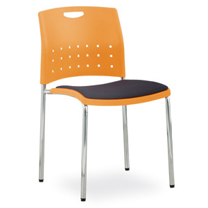EZM-6296 플라스틱 카페 인테리어 사출 식탁 체어 예쁜 디자인 철제 의자 레스토랑 이쁜 구내식당 푸드코트의자