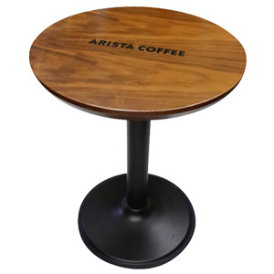 EZM-6521 무늬목 테이블 카페 인테리어 업소용 프렌차이즈 사원 구내식당 커피숍 휴게소 사각 원형 원목 집성목 우드슬랩 식탁 바 상판 주문제작
